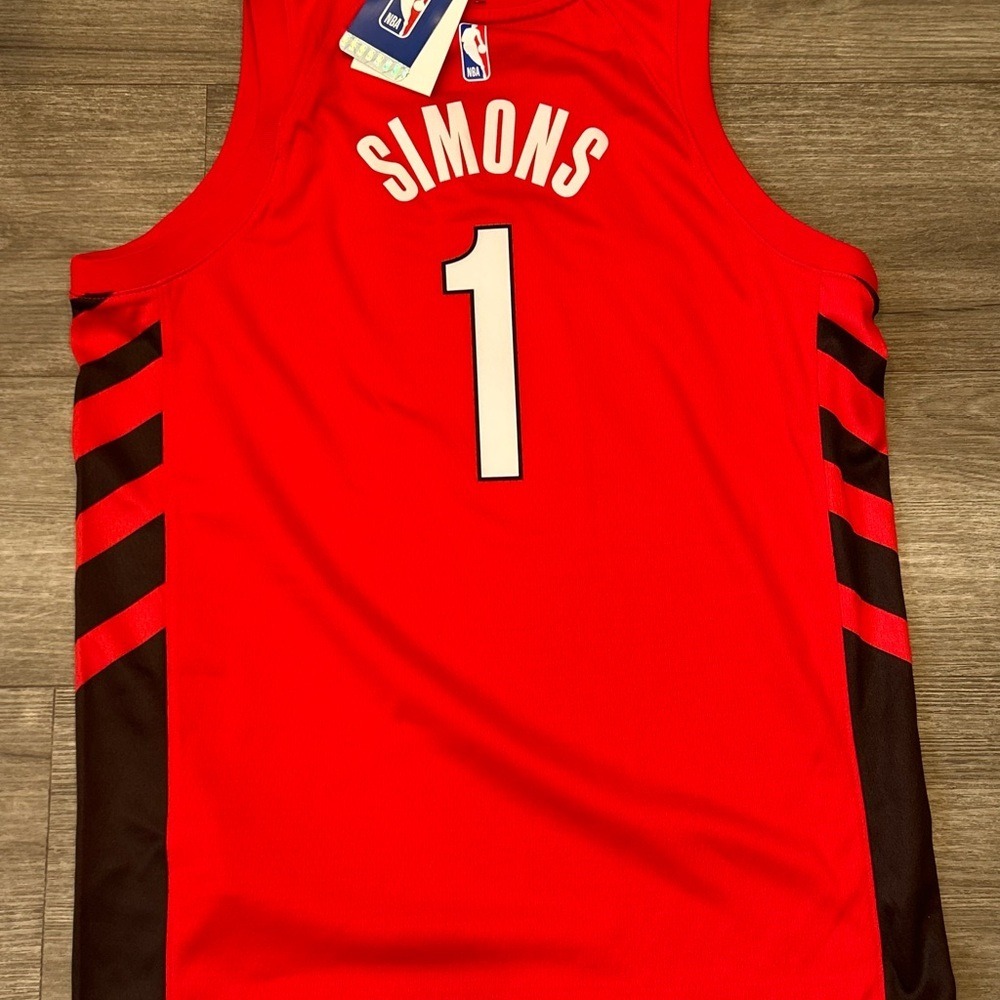 Nike Portland Trail Blazers Anfernee Simons #1 Statement Jersey  Youth L 14/16